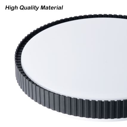 Brilagi - CORVO LED Dimmable Ceiling Light LED/72W/230V 3000–6000K Black Ø 50 cm + Remote Control