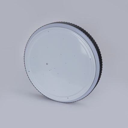 Brilagi - Dimmable LED ceiling light CORVO LED/72W/230V 3000-6000K black Ø 50 cm + remote control