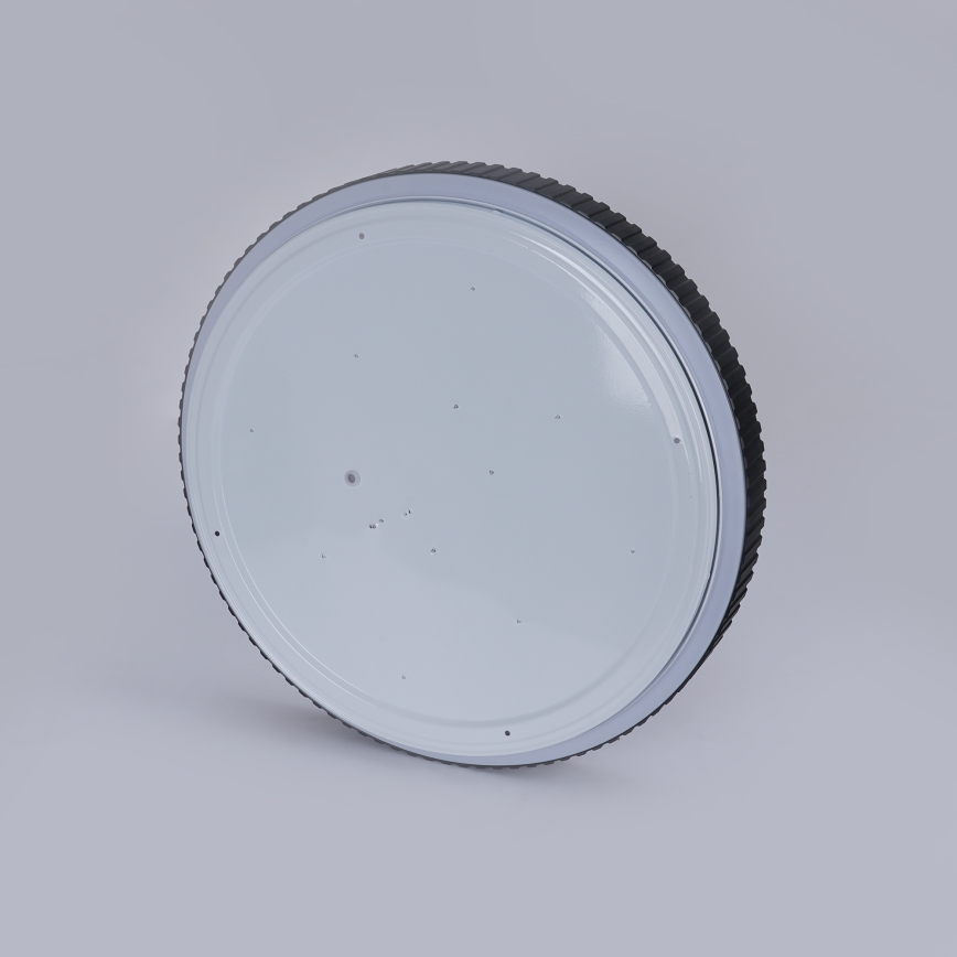 Brilagi - Dimmable LED ceiling light CORVO LED/72W/230V 3000-6000K black Ø 50 cm + remote control
