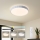 Brilagi - CORVO LED dimmable ceiling light LED/54W/230V 3000–6000K white Ø 40 cm + remote control