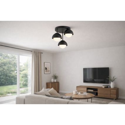 BRILAGI - COSMO surface-mounted ceiling light 3xE27/60W/230V, black