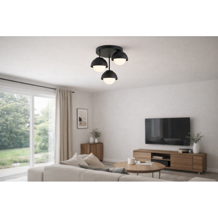 BRILAGI - COSMO surface-mounted ceiling light 3xE27/60W/230V, black