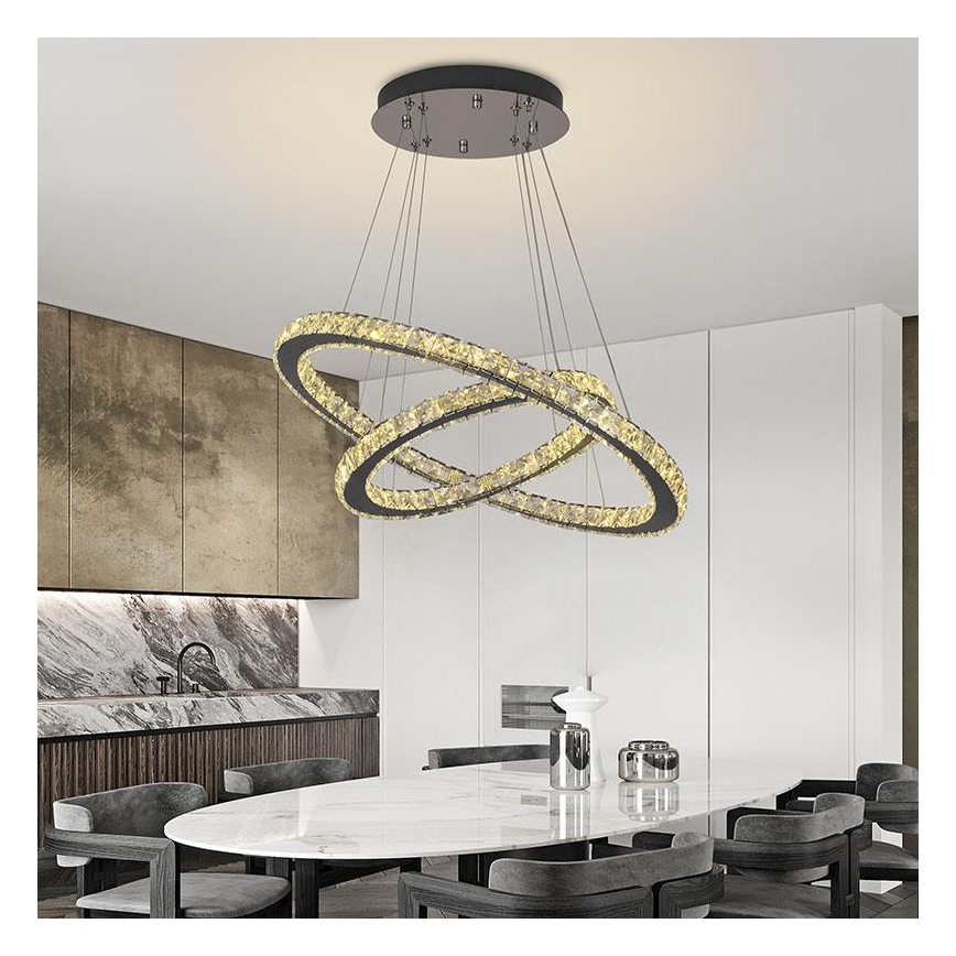 Brilagi - Dimmable LED pendant on cable COSMOWAVE LED/115W/230V 3000-6500K + remote control