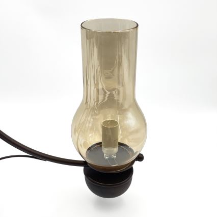 Brilagi - COTTAGE Chain-Mounted LED Chandelier 3xE14/40W/230V beech/brown/smoky beige