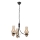 Brilagi - COTTAGE LED Chain Chandelier 3xE14/40W/230V Oak/Black/Smoky Beige