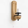 BRILAGI - COTTAGE Wall Lamp 1xE14/40W/230V Oak