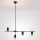 Brilagi - CRANE Cable Pendant Lamp 4xGU10/30W/230V Black