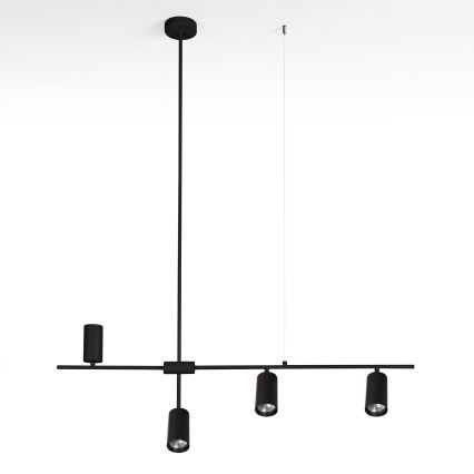 Brilagi - CRANE Cable Pendant Lamp 4xGU10/30W/230V Black