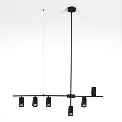 Brilagi - CRANE Cable Pendant Lamp 6xGU10/30W/230V, Black
