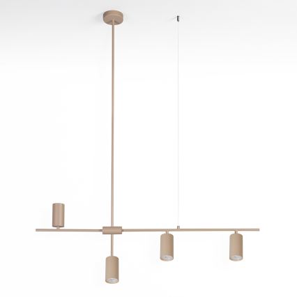 Brilagi - CRANE cable-suspended pendant light 4xGU10/30W/230V beige