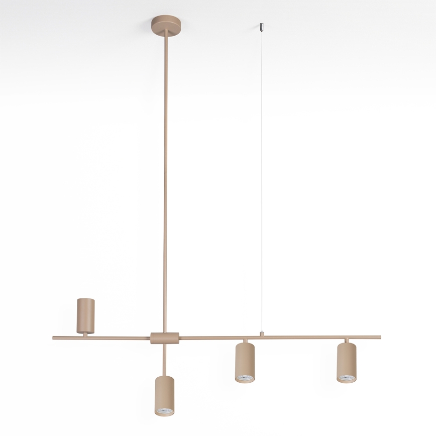 Brilagi - CRANE cable-suspended pendant light 4xGU10/30W/230V beige