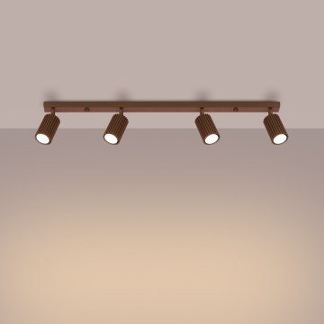 Brilagi - CRESTO 4xGU10/10W/230V Spotlight, Brown