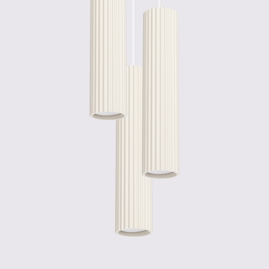 Brilagi - CRESTO Cable-Hung Pendant Light 3xGU10/10W/230V, Cream