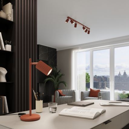 Brilagi - CRESTO Cable Pendant 1xGU10/10W/230V Red