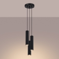 Brilagi - CRESTO Cable Pendant Lamp 3xGU10/10W/230V black