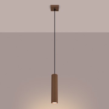 Brilagi - CRESTO Cable Pendant Light 1xGU10/10W/230V Brown