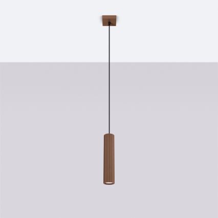 Brilagi - CRESTO Cable Pendant Light 1xGU10/10W/230V Brown