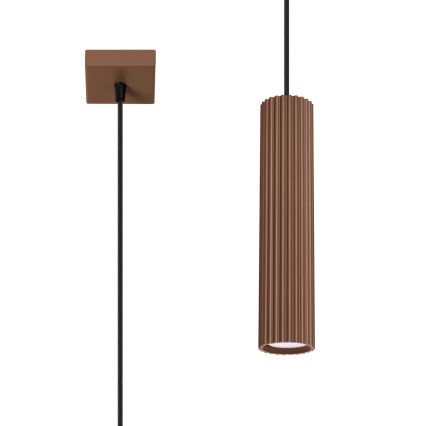Brilagi - CRESTO Cable Pendant Light 1xGU10/10W/230V Brown