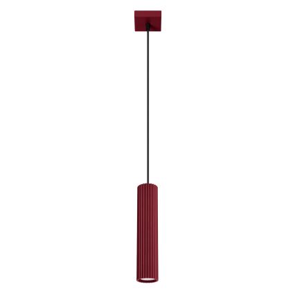 Brilagi - CRESTO Cable-Suspended LED Pendant 1x GU10/10W/230V Burgundy