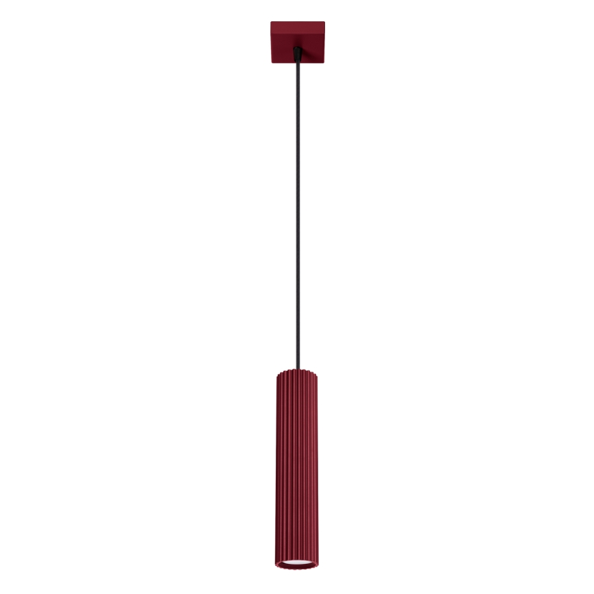Brilagi - CRESTO Cable-Suspended LED Pendant 1x GU10/10W/230V Burgundy