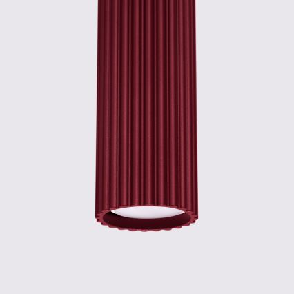 Brilagi - CRESTO Cable-Suspended LED Pendant 1x GU10/10W/230V Burgundy