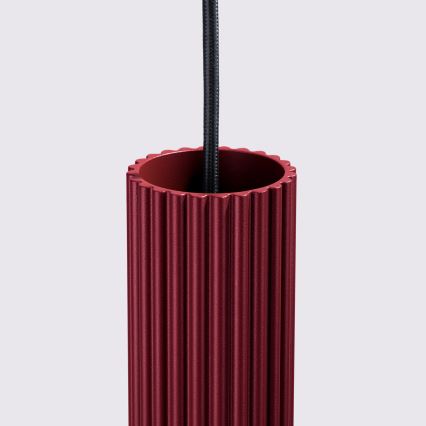 Brilagi - CRESTO Cable-Suspended LED Pendant 1x GU10/10W/230V Burgundy
