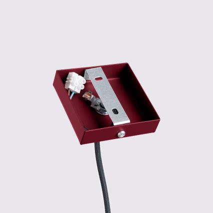 Brilagi - CRESTO Cable-Suspended LED Pendant 1x GU10/10W/230V Burgundy