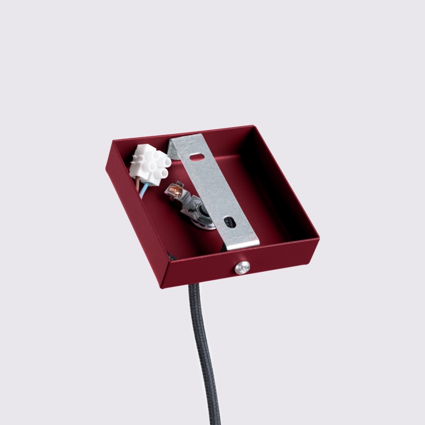 Brilagi - CRESTO Cable-Suspended LED Pendant 1x GU10/10W/230V Burgundy