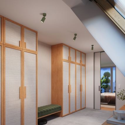 Brilagi - CRESTO Green spotlight 1xGU10/10W/230V