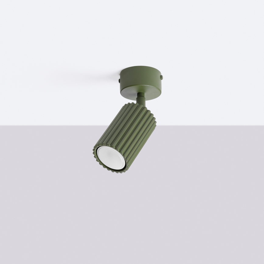 Brilagi - CRESTO Green spotlight 1xGU10/10W/230V