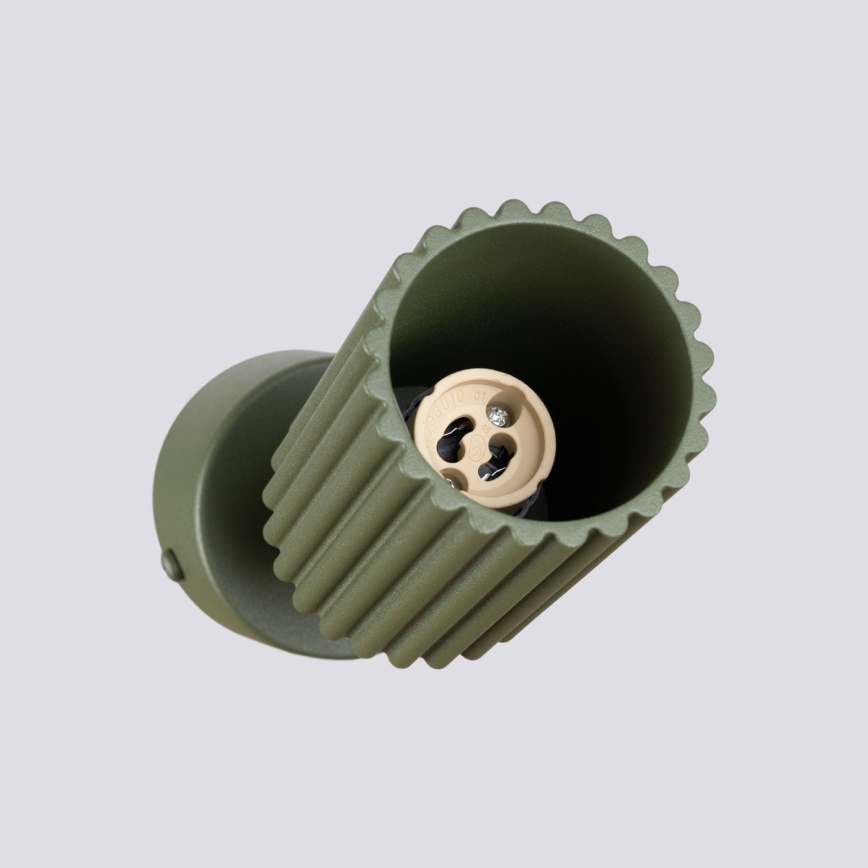 Brilagi - CRESTO Green spotlight 1xGU10/10W/230V