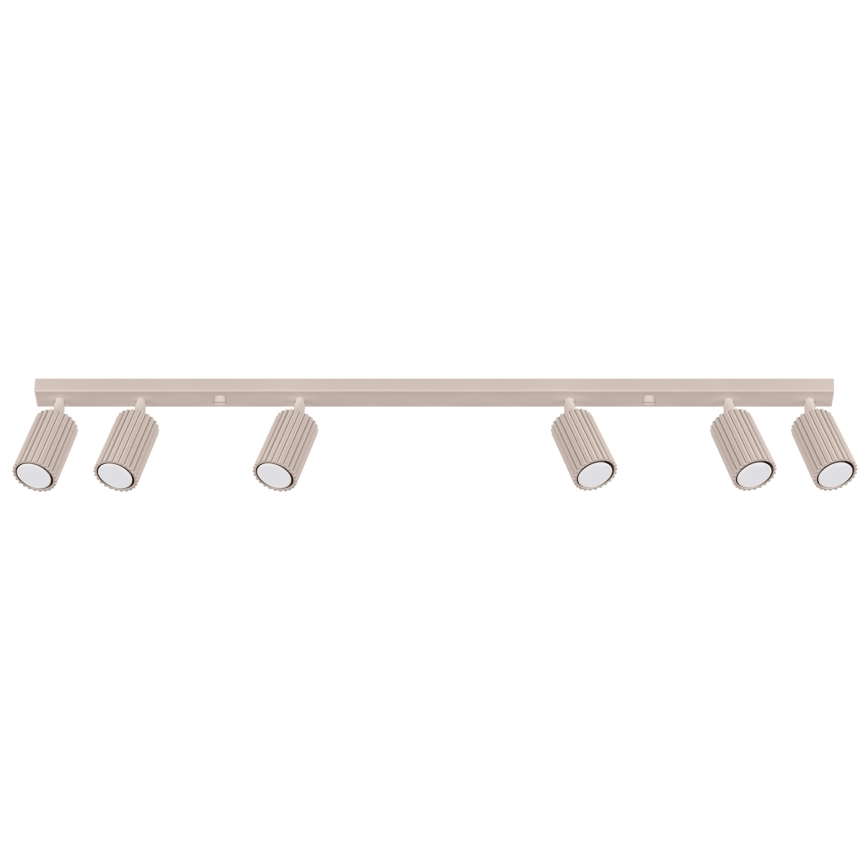 Brilagi - CRESTO LED 6-spot fixture, GU10 sockets, 10W each, 230V, taupe