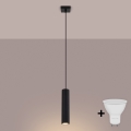 Brilagi - CRESTO LED Cable Pendant 1x GU10/10W/230V, Black