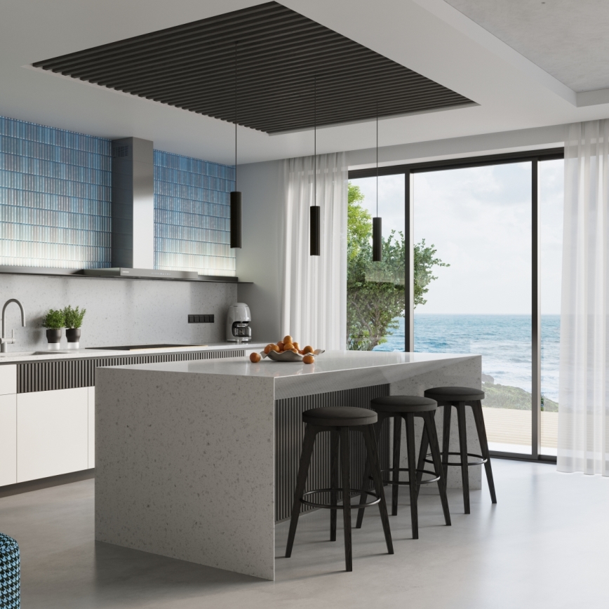 Brilagi - CRESTO LED Cable Pendant 1x GU10/10W/230V, Black