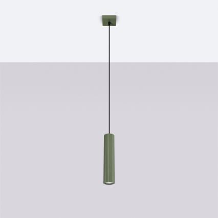 Brilagi - CRESTO LED cable pendant 1xGU10/10W/230V green