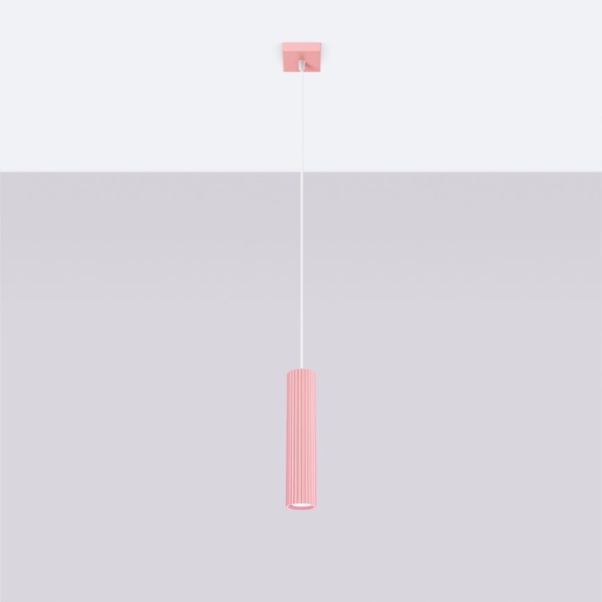 Brilagi - CRESTO LED Cable Pendant 1xGU10/10W/230V, Pink