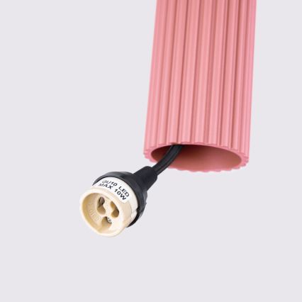 Brilagi - CRESTO LED Cable Pendant 1xGU10/10W/230V, Pink