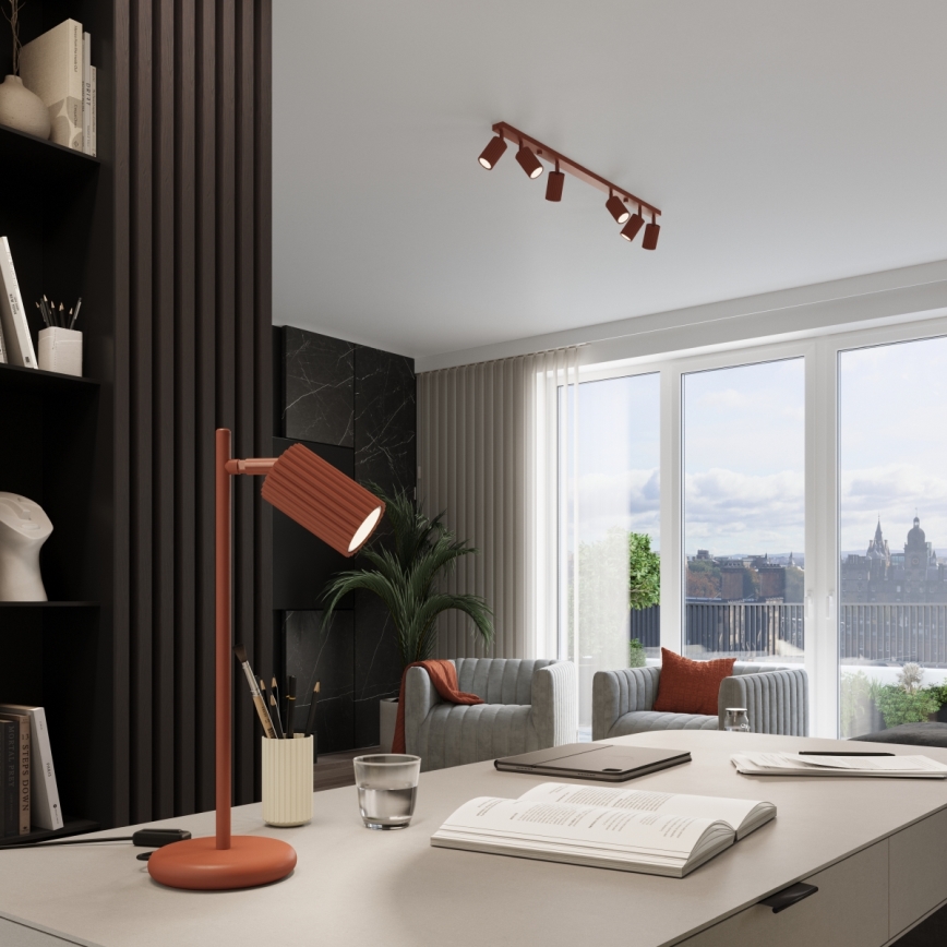 Brilagi - CRESTO LED Cable Pendant 1xGU10/10W/230V, Red