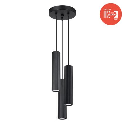 Brilagi - CRESTO LED Cable Pendant 3x GU10/10W/230V Black
