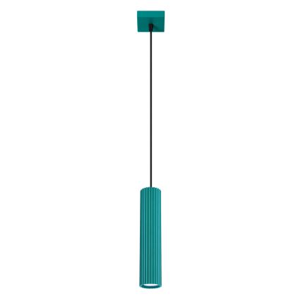 Brilagi - CRESTO LED Cable Pendant Lamp 1x GU10/10W/230V Turquoise