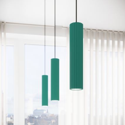 Brilagi - CRESTO LED Cable Pendant Lamp 1x GU10/10W/230V Turquoise