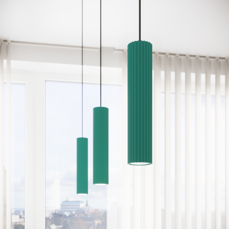 Brilagi - CRESTO LED Cable Pendant Lamp 1x GU10/10W/230V Turquoise