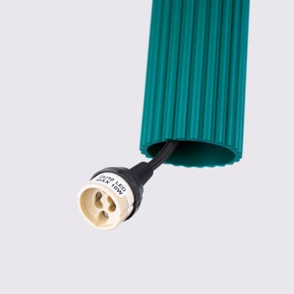 Brilagi - CRESTO LED Cable Pendant Lamp 1x GU10/10W/230V Turquoise