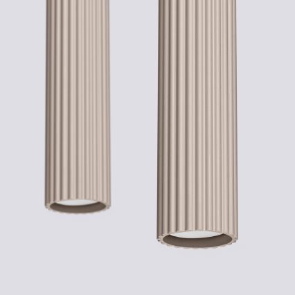 Brilagi - CRESTO LED Cable Pendant Lamp 2x GU10/10W/230V, Taupe