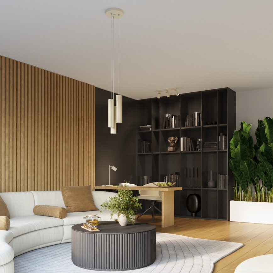 Brilagi - CRESTO LED Cable Pendant Light 3xGU10/10W/230V cream