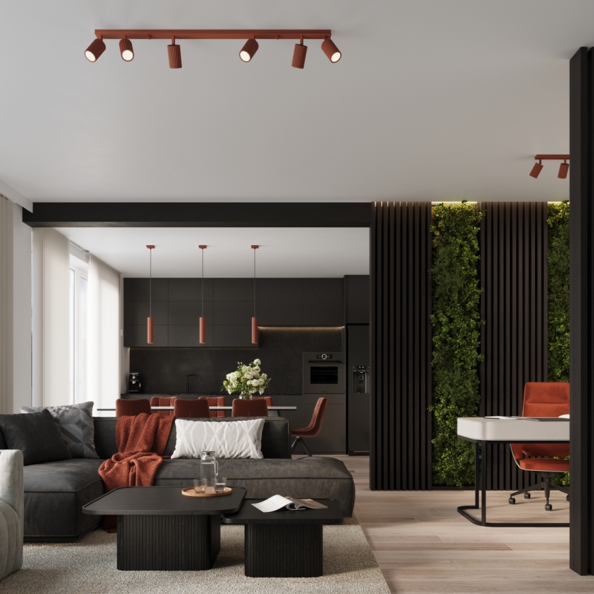 Brilagi - CRESTO LED Multi-Spot 6x GU10 / 10W / 230V, Red