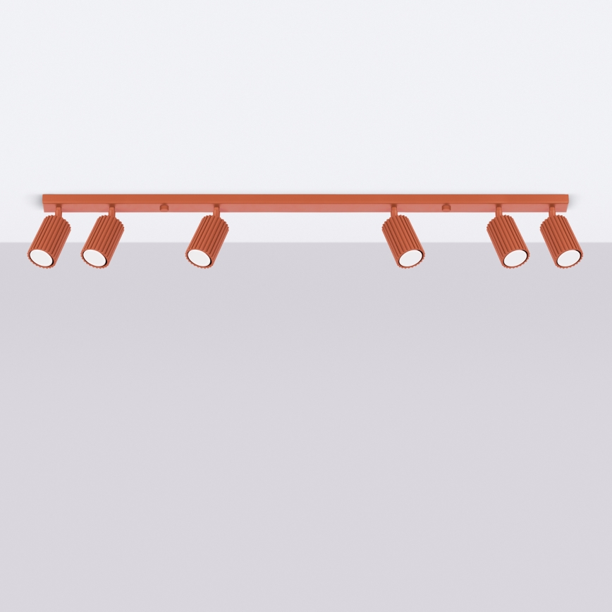 Brilagi - CRESTO LED Multi-Spot 6x GU10 / 10W / 230V, Red