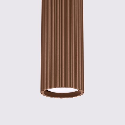 Brilagi - CRESTO LED pendant light on cable 1x GU10/10W/230V, brown