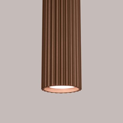 Brilagi - CRESTO LED pendant light on cable 1x GU10/10W/230V, brown