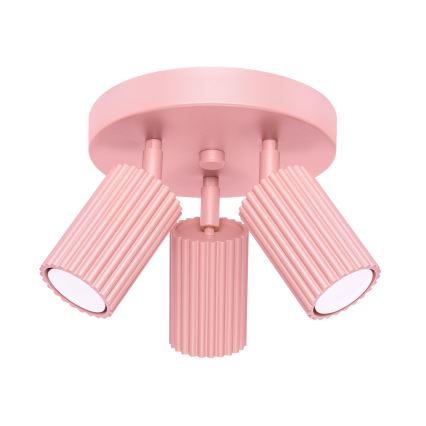 Brilagi - CRESTO LED Spot Fixture 3×GU10/10W/230V, Pink